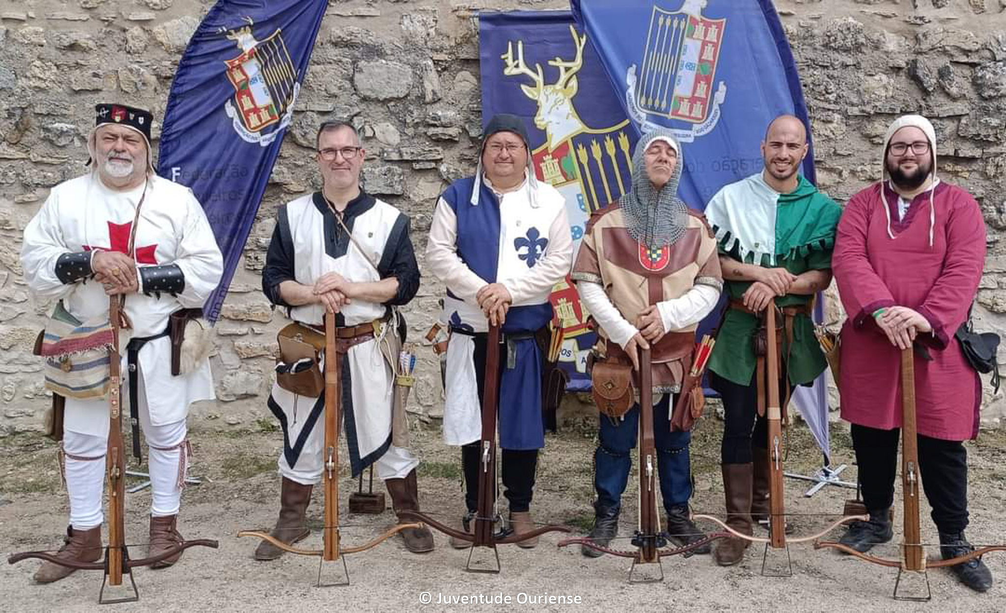 2024.03.24-tiro-com-arco-rota-dos-castelos-10 Oureenses no pódio da Rota dos Castelos em plena Vila Medieval de Ourém