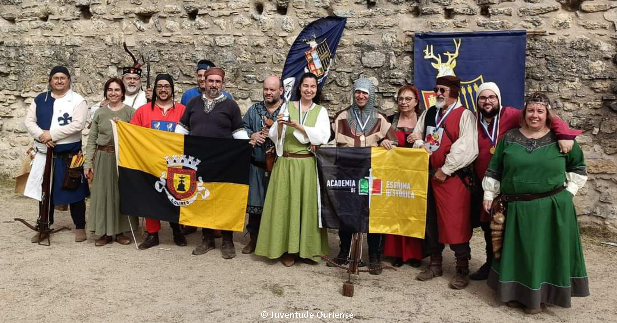 2024.03.24-tiro-com-arco-rota-dos-castelos-18 Oureenses no pódio da Rota dos Castelos em plena Vila Medieval de Ourém