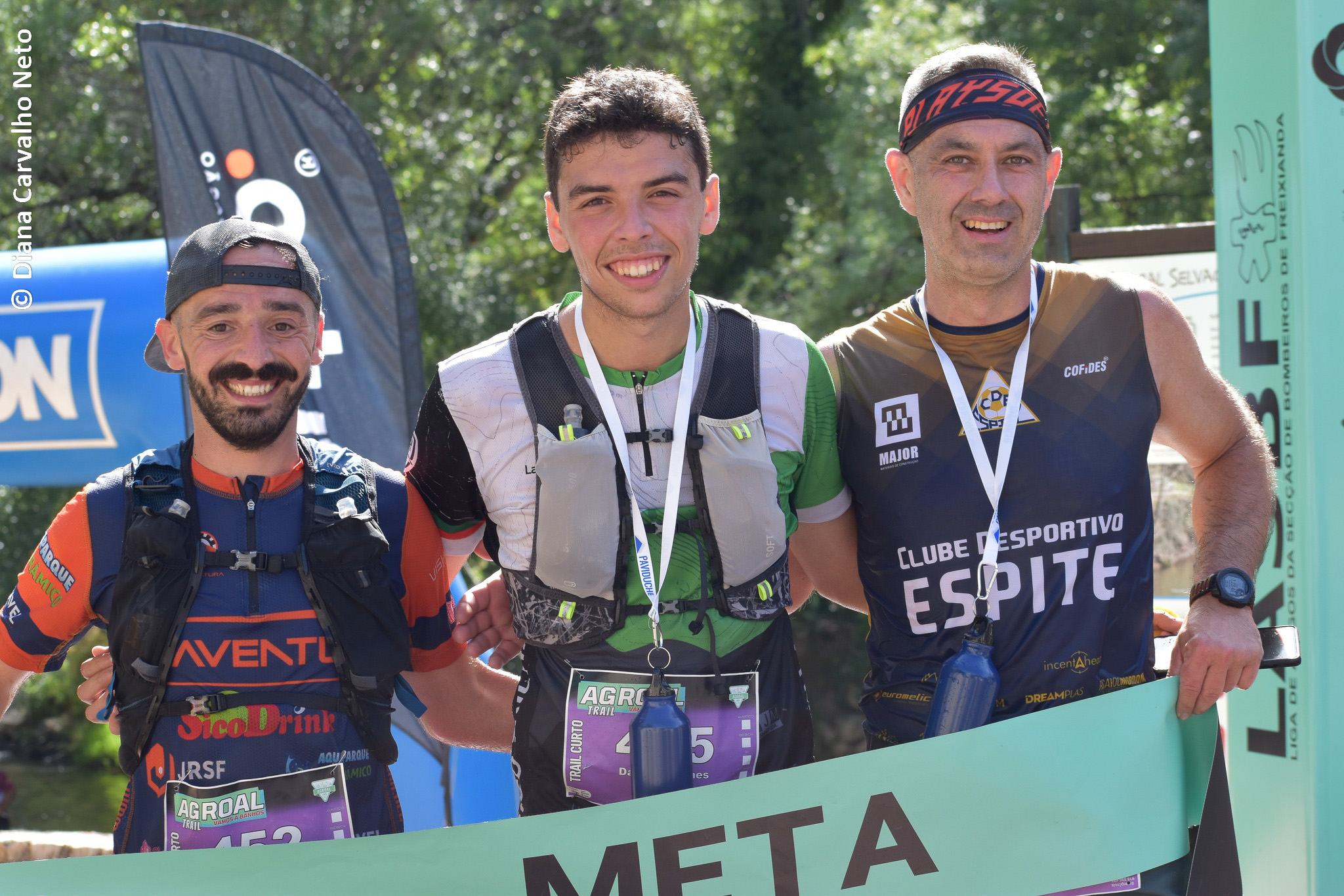 trail-do-agroal-curto-podio-daniel-antunes-bruno-mordomo-diogo-simoes No Curto do Agroal Mordomo levou prata para Espite e Fátima ganhou bronze