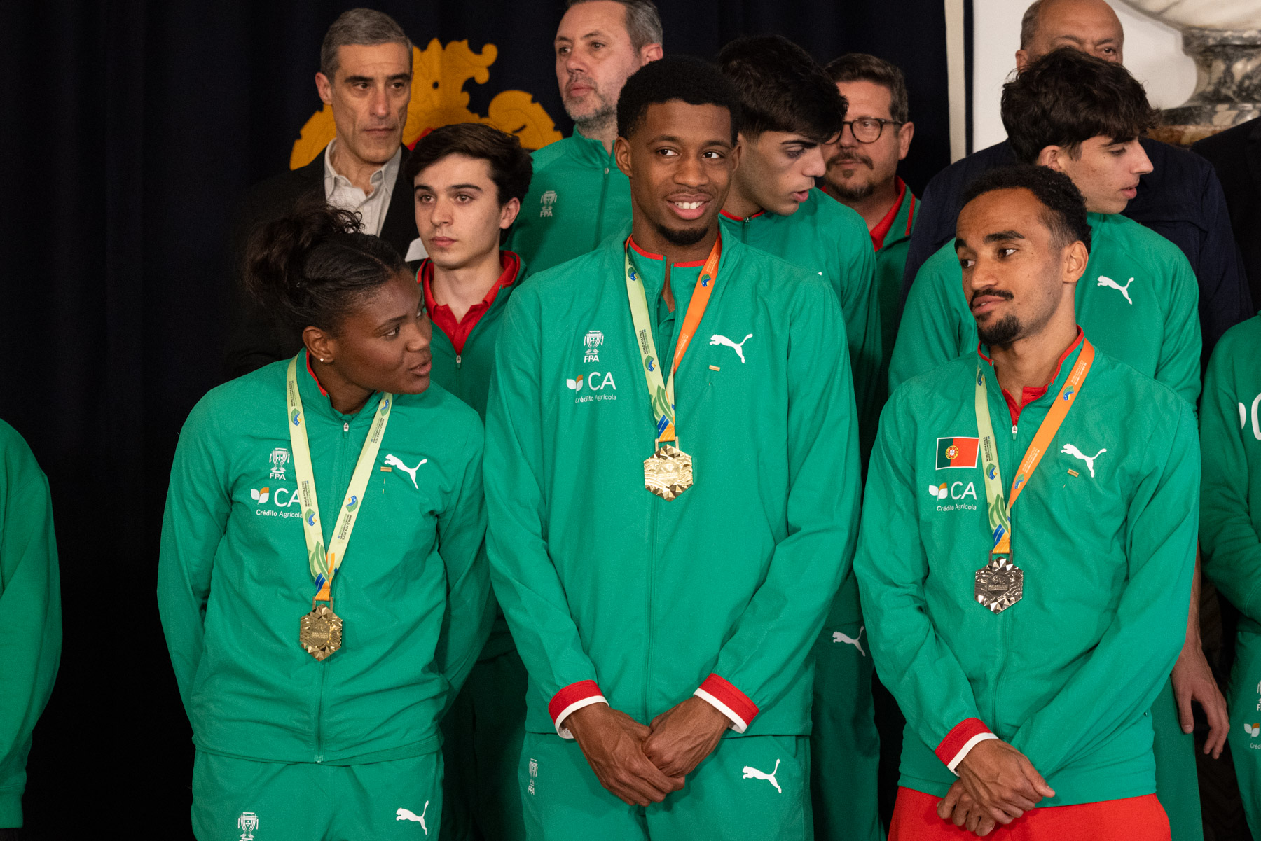 2026.03.23-agate-sousa-gerson-balde-isaac-nader Agate Sousa, o título mundial, a condecoração do Presidente da República e a mensagem do líder do Benfica